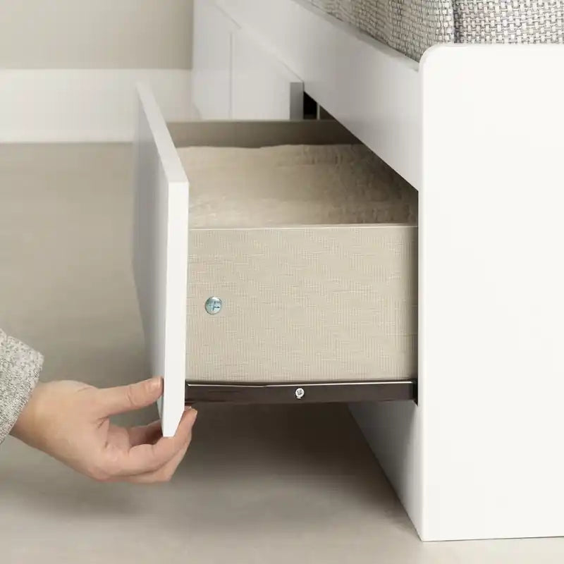 Mate's Storage Bed With 3 Drawers - White