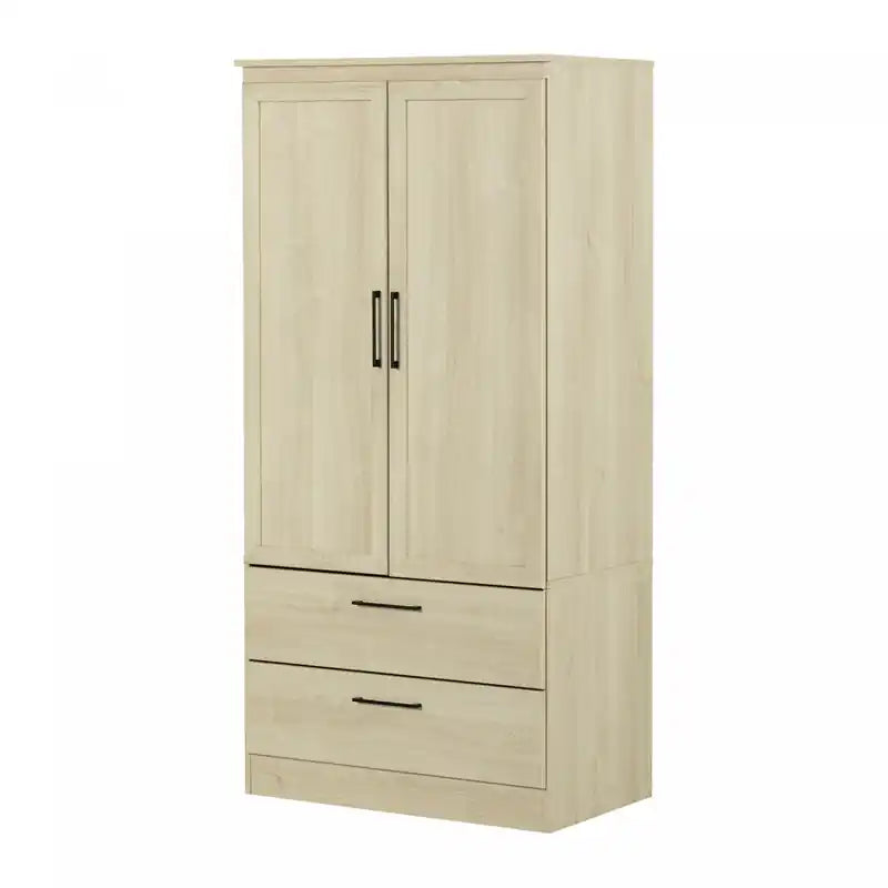 Acapella Wardrobe Armoire - Bleached Oak