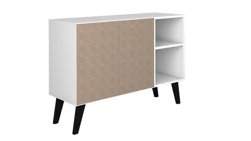 Modern 35.43 Sideboard with 4 Shelves