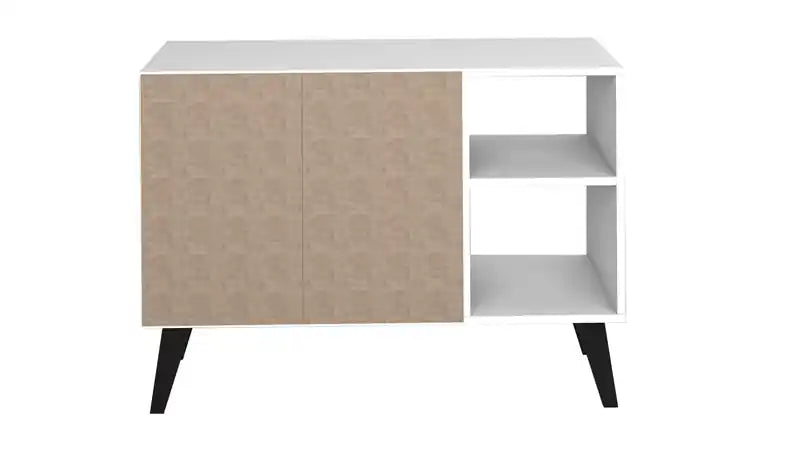 Modern 35.43 Sideboard with 4 Shelves