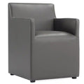 Manhattan Comfort Anna Modern Square Faux Leather Armless Dining Chair