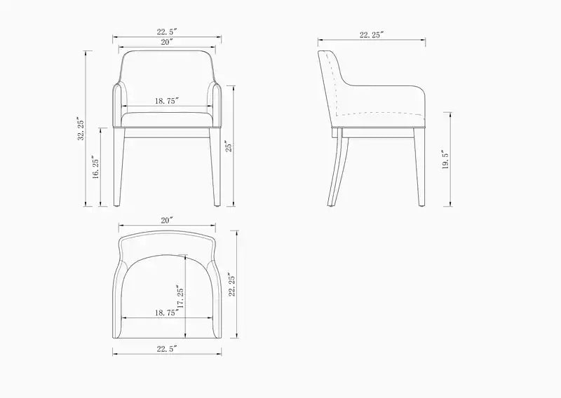 Modern Faux Leather Dining Chair