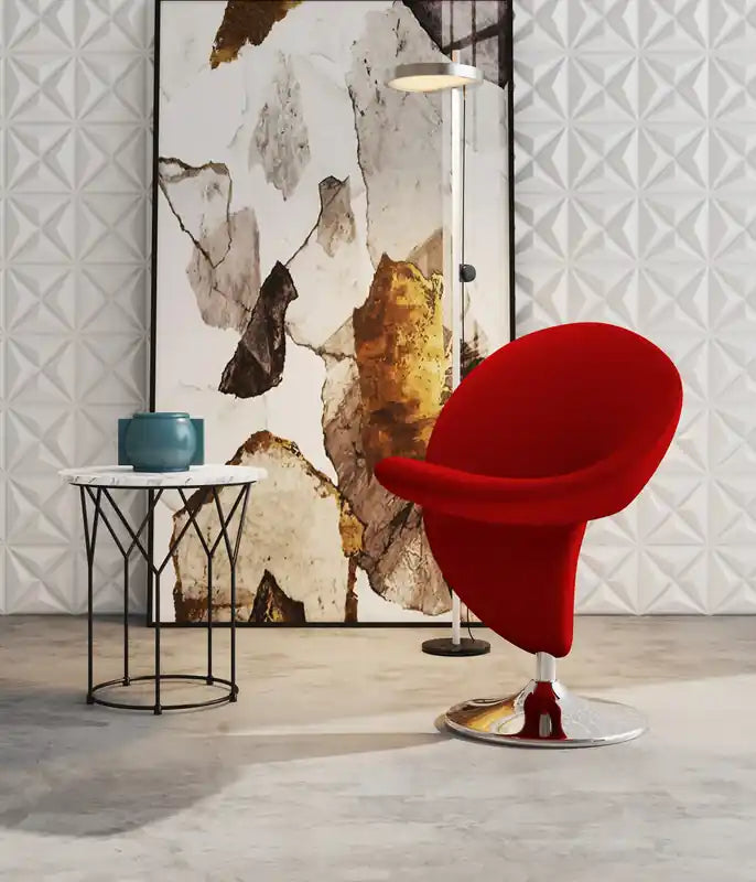 Wool Swivel Accent Chair