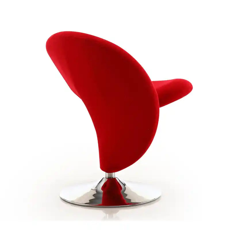 Wool Swivel Accent Chair