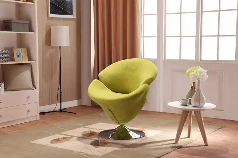 Velvet Swivel Accent Chair