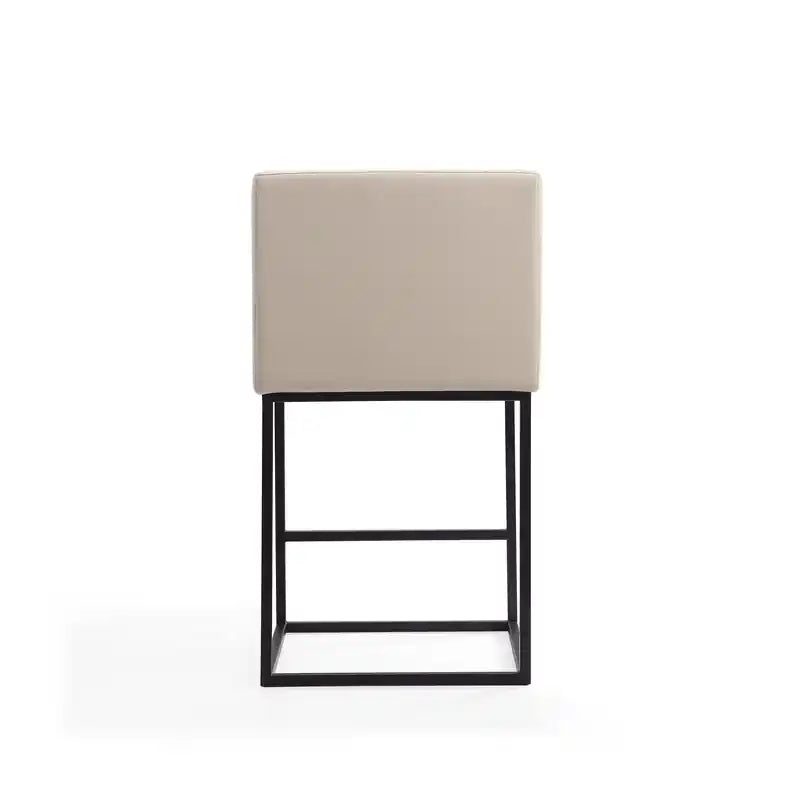 38 Metal Counter Barstool - Cream & Black