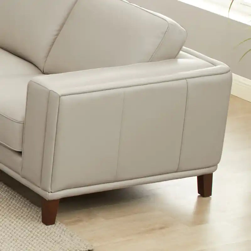 Leather Loveseat