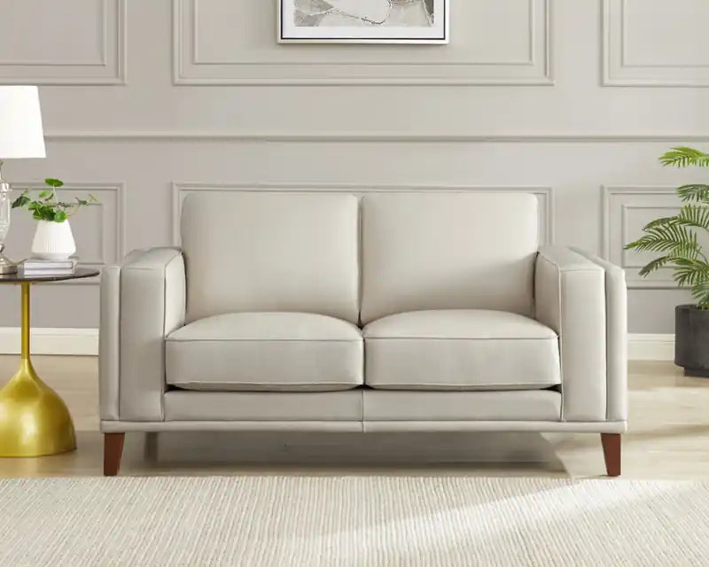 Leather Loveseat