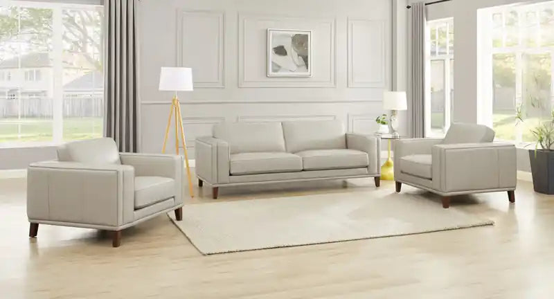 Leather Loveseat