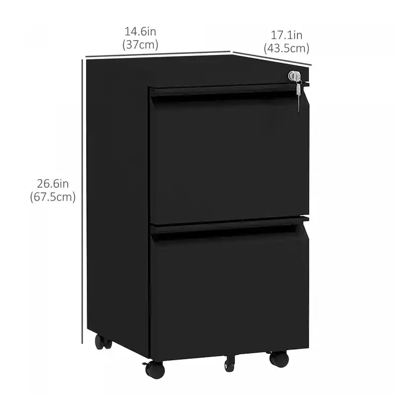 2-drawer Vertical Filing Cabinet For A4