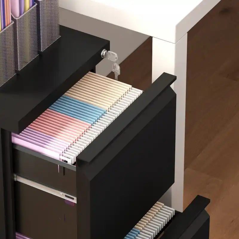 2-drawer Vertical Filing Cabinet For A4