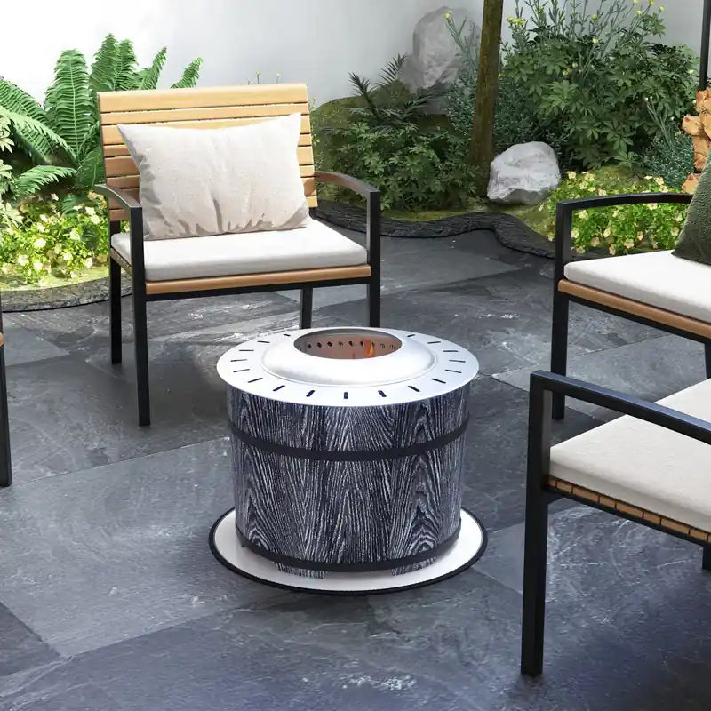 Smokeless Wood-Burning Fire Pit, 20"