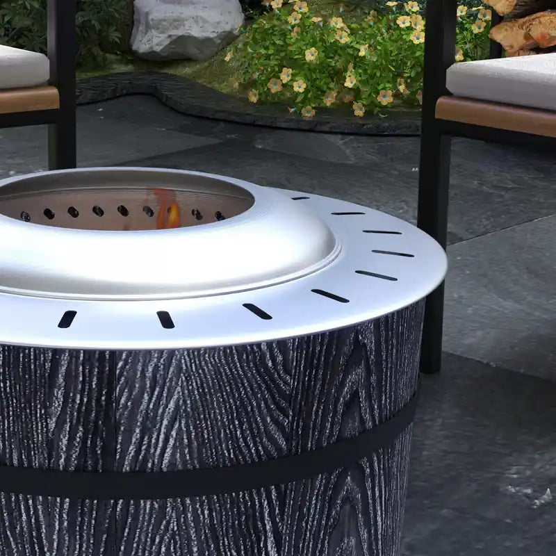 Smokeless Wood-Burning Fire Pit, 20"