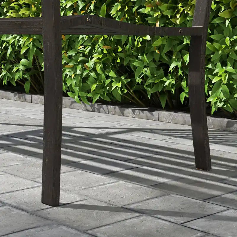 50" Steel Outdoor Garden Bench