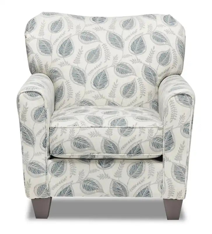 34 Chenille Fabric Accent Chair with Arms
