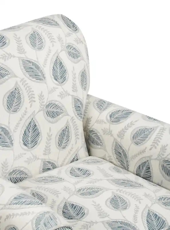 34 Chenille Fabric Accent Chair with Arms
